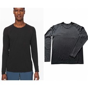 Lululemon Metal Vent Tech 2.0 Tee Shirt Mens XL Black Long Sleeve Training Gym